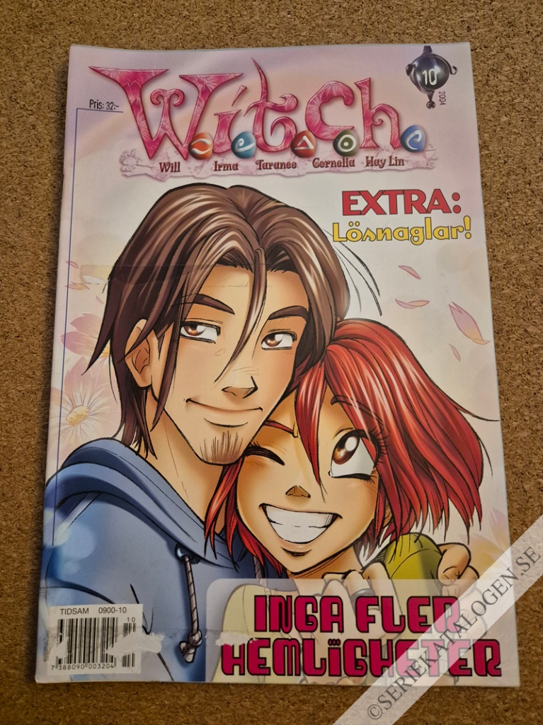 Framsida på W.i.t.c.h. #10 - Inga fler hemligheter (2004)