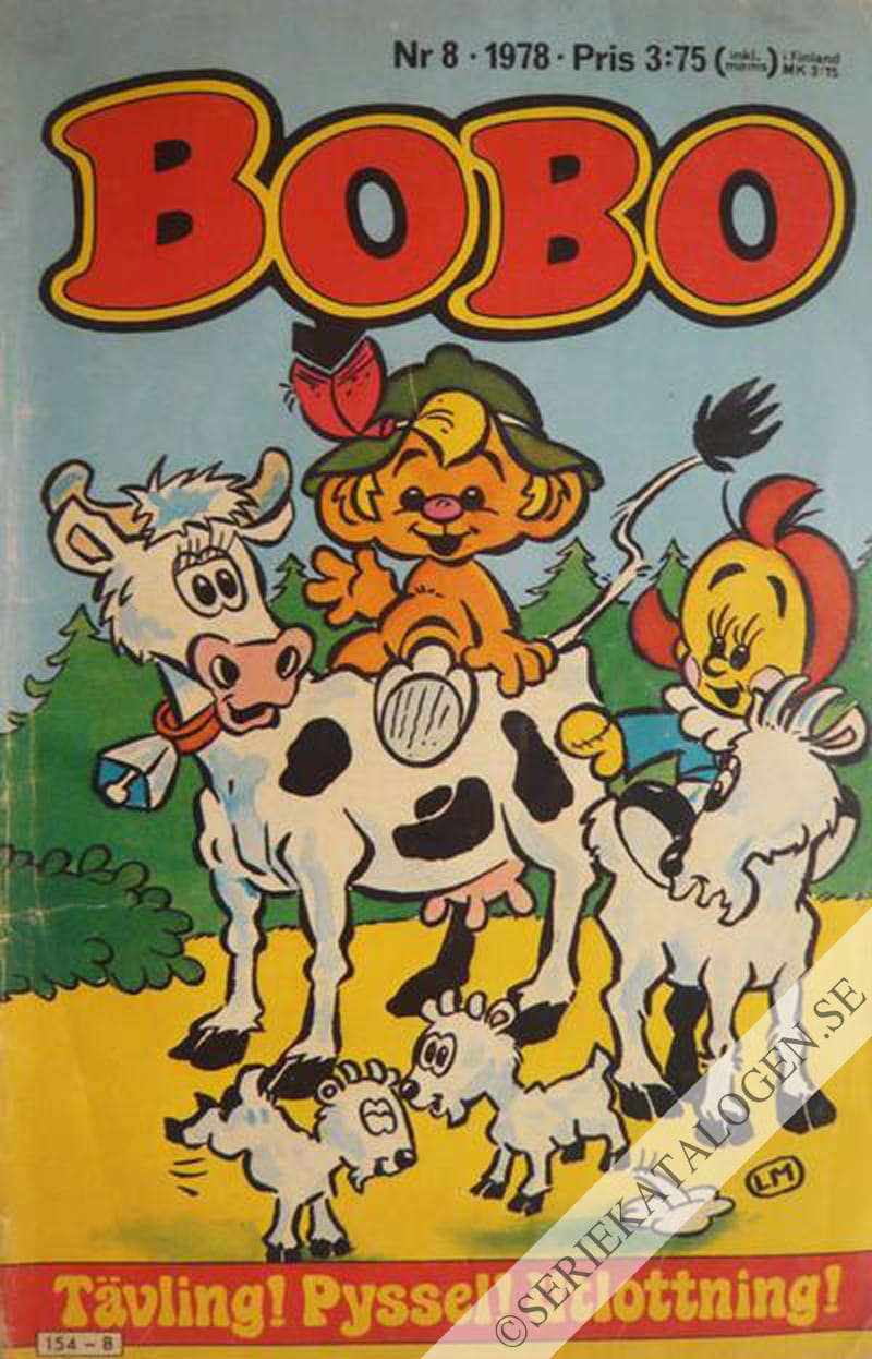 Framsida på Bobo #8 (1978)