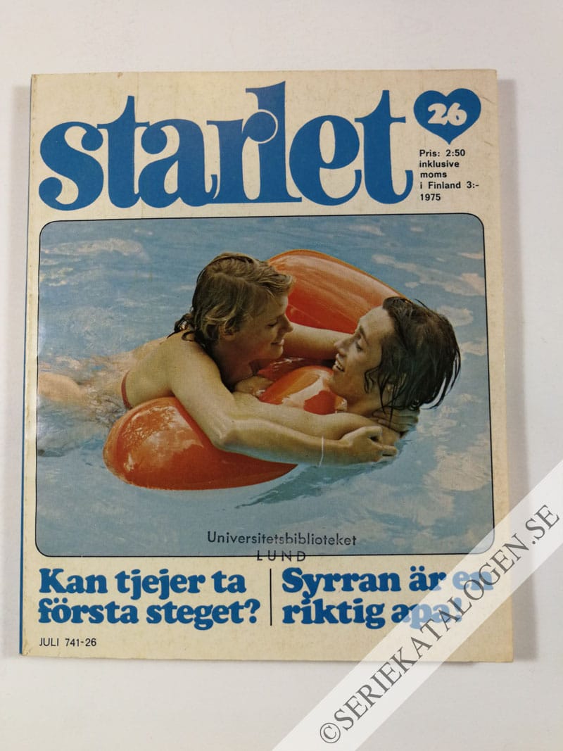 Framsida på Starlet #26 (1975)