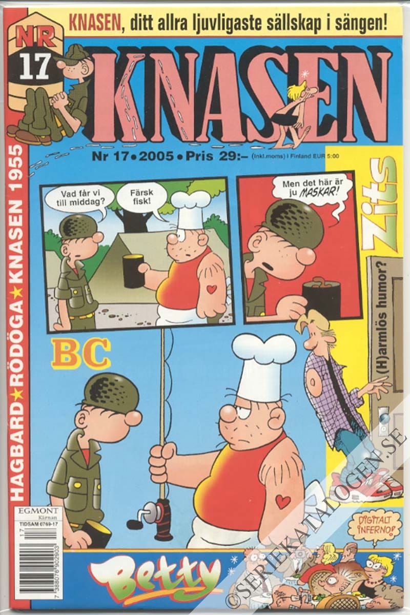 Framsida på Knasen #17 (2005)
