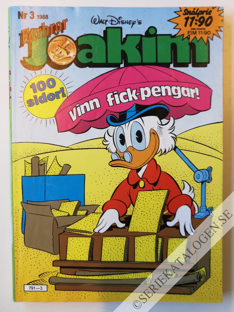 Framsida på Joakim #3 (1988)