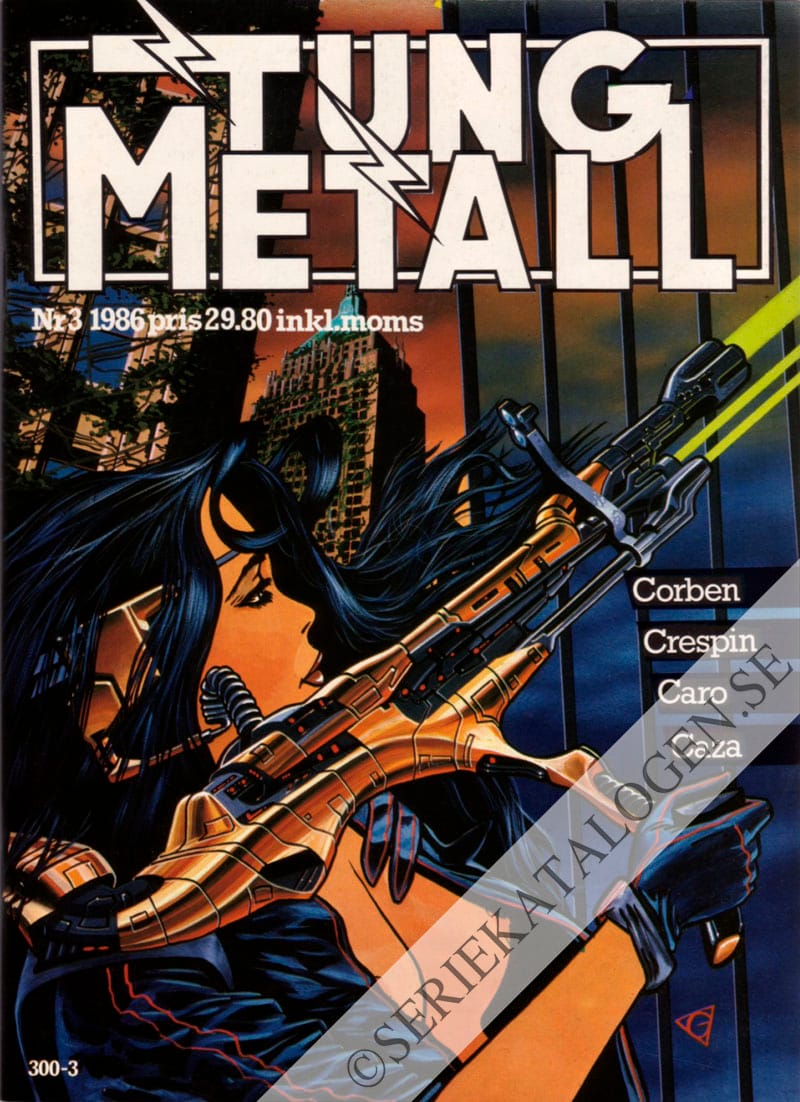Framsida på Tung metall #3 (1986)