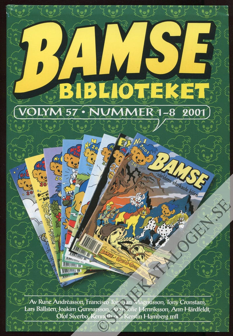 Framsida på Bamsebiblioteket #57 (2014)