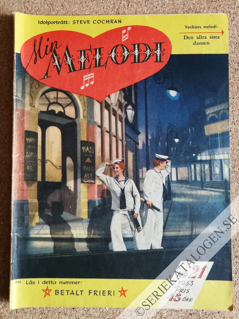 Framsida på Min melodi #21 (1953)