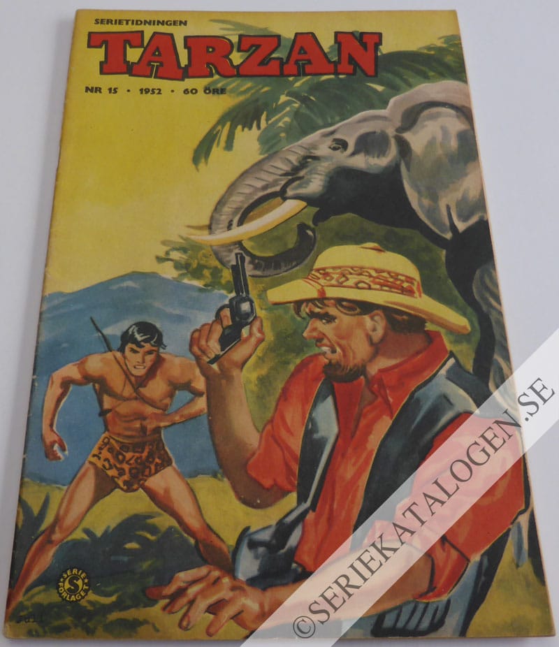 Framsida på Tarzan #15 (1952)