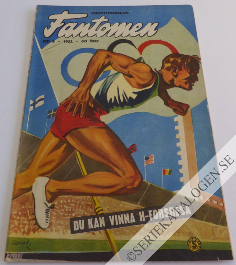 Framsida på Fantomen #8 (1952)