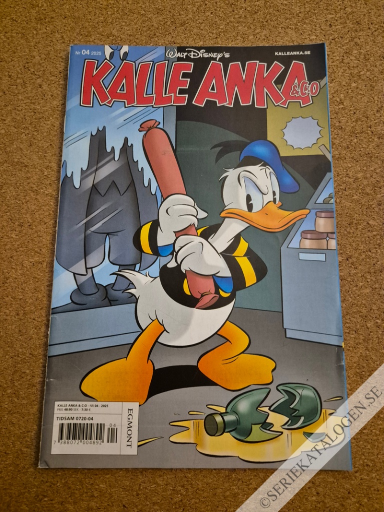 Framsida på Kalle Anka & C:o #4 (2025)