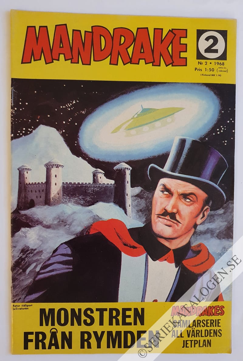 Framsida på Mandrake #2 (1968)