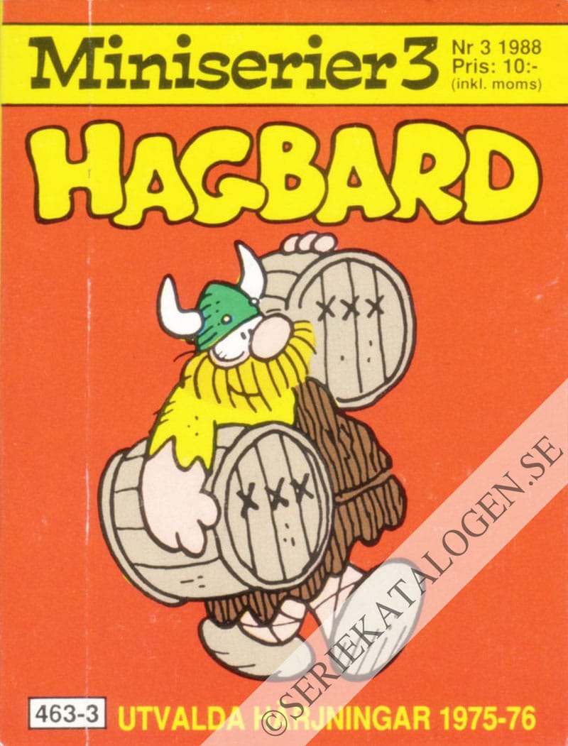 Framsida på Hagbard - utvalda härjningar 1975-76 (1988)
