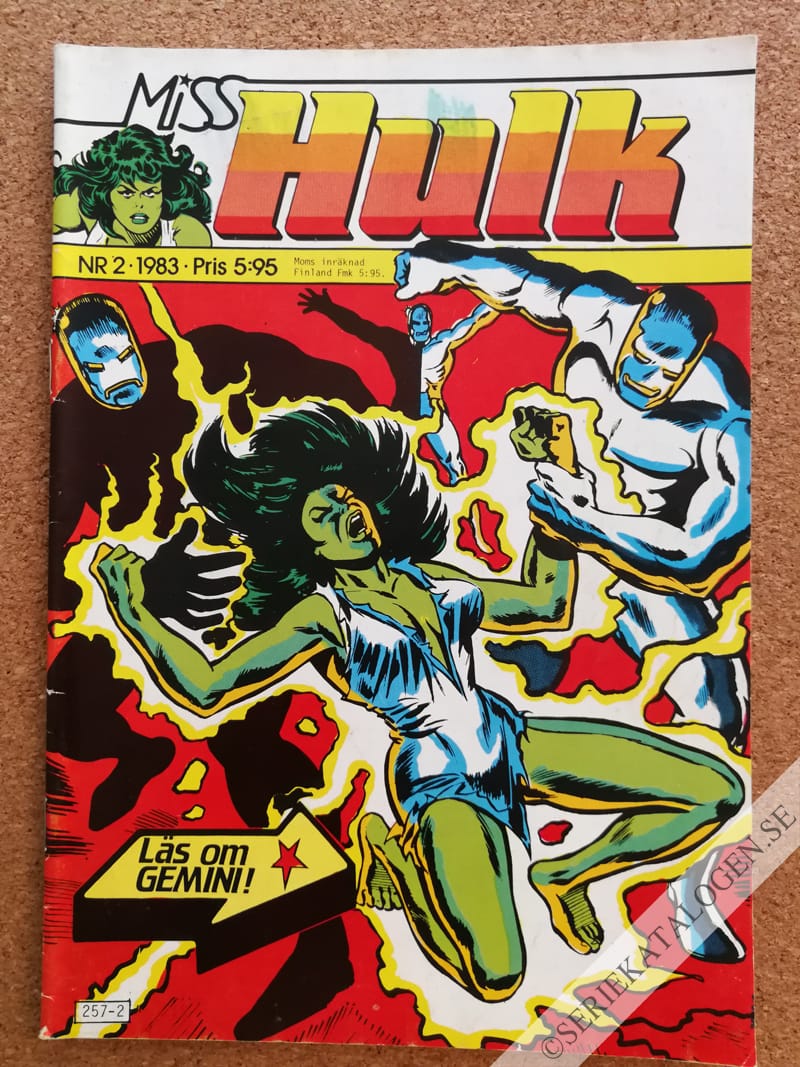 Framsida på Miss Hulk #2 (1983)