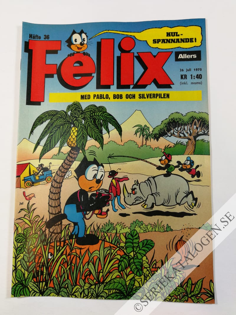 Framsida på Felix #36 (1970)