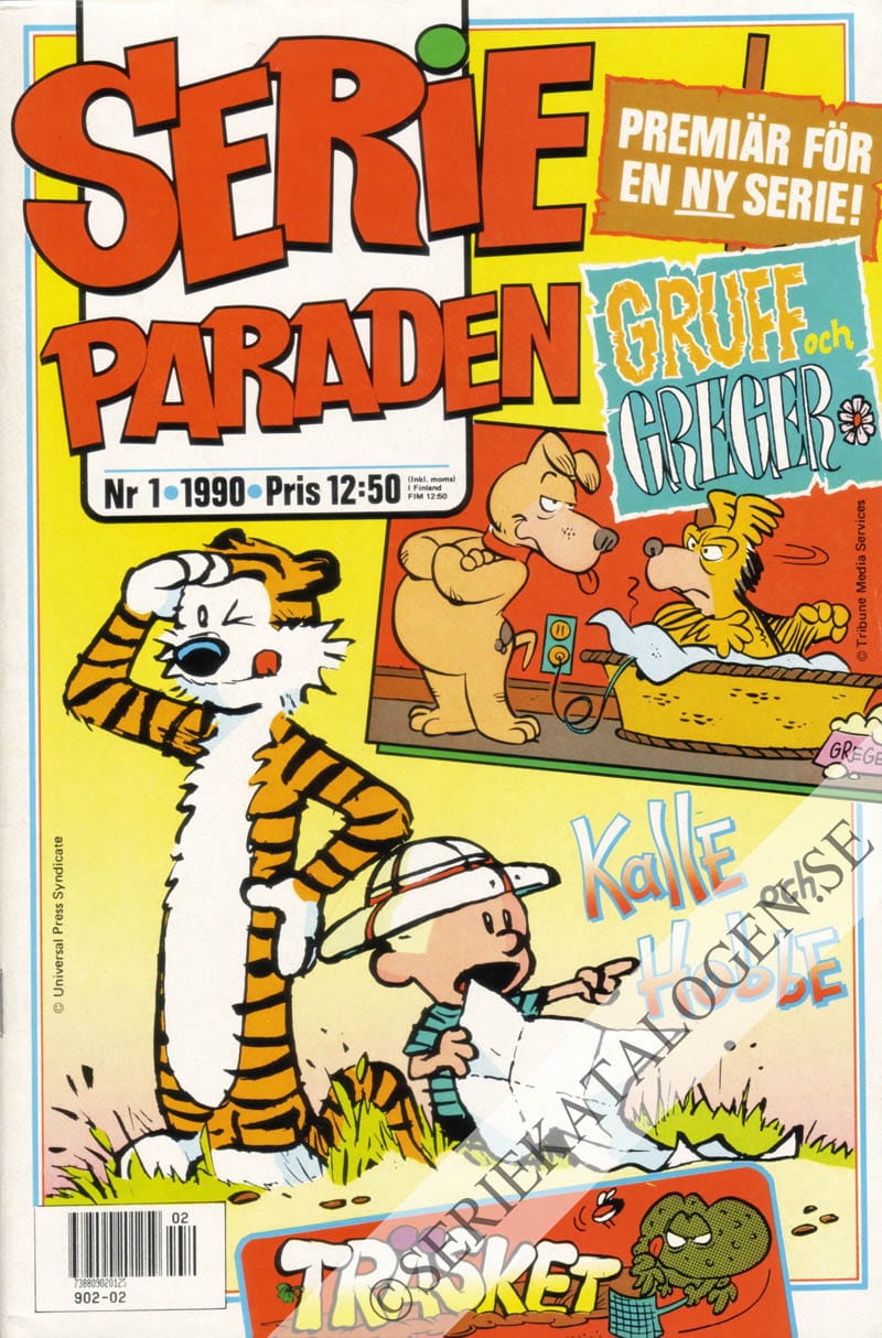 Framsida på Serie-paraden #1 (1990)