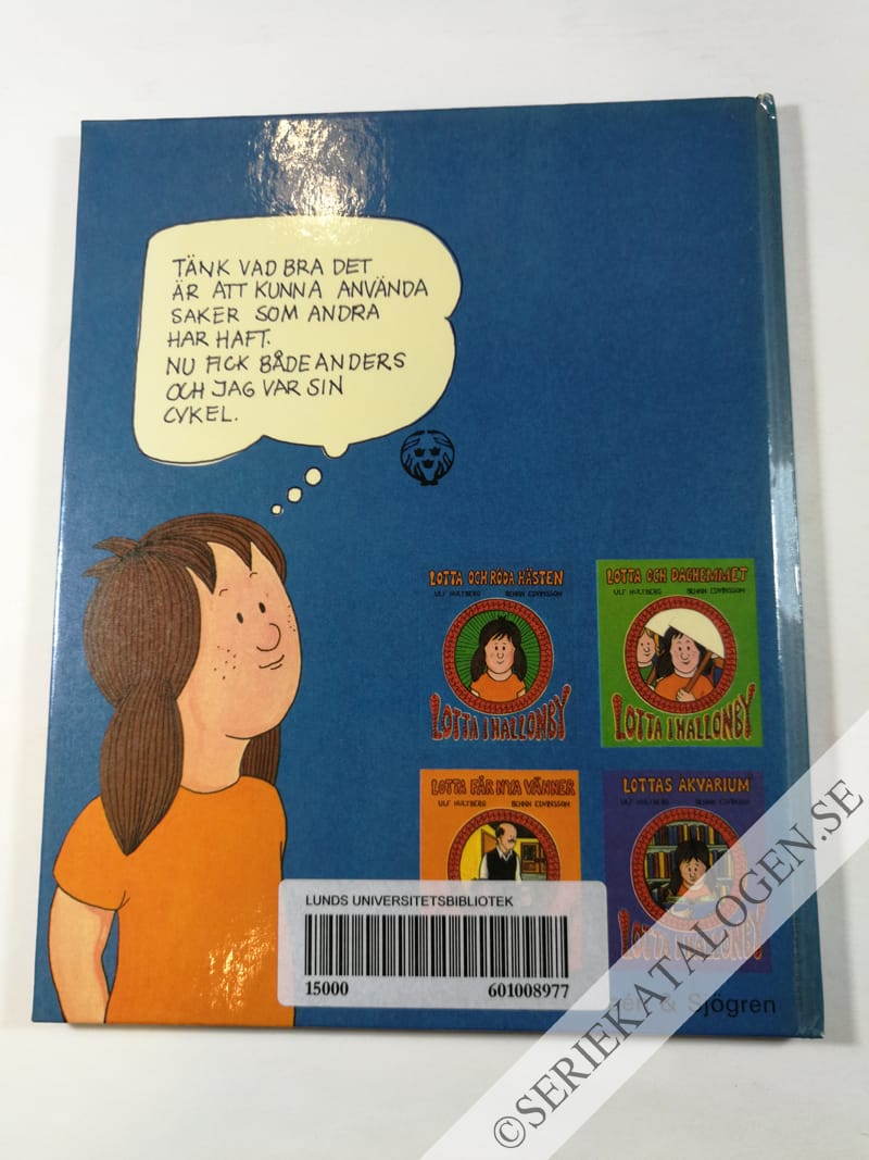 Baksida på Lotta och röda hästen (1975)