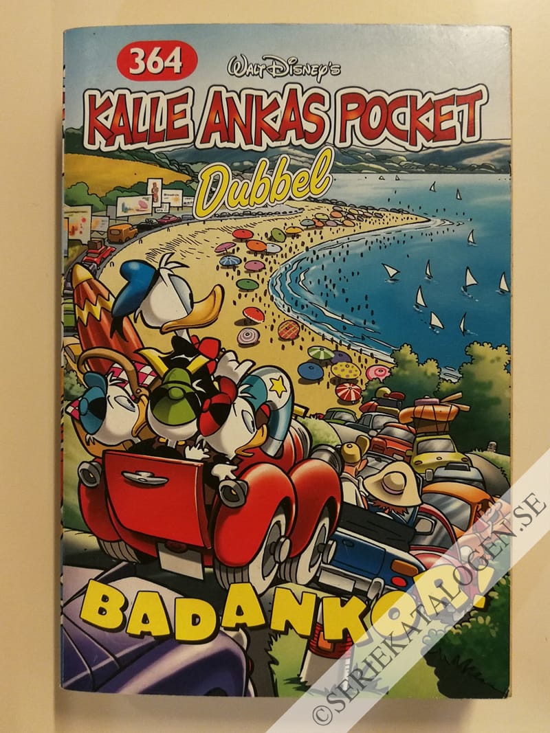Framsida på Kalle Ankas pocket #364 - Badankor! (2009)