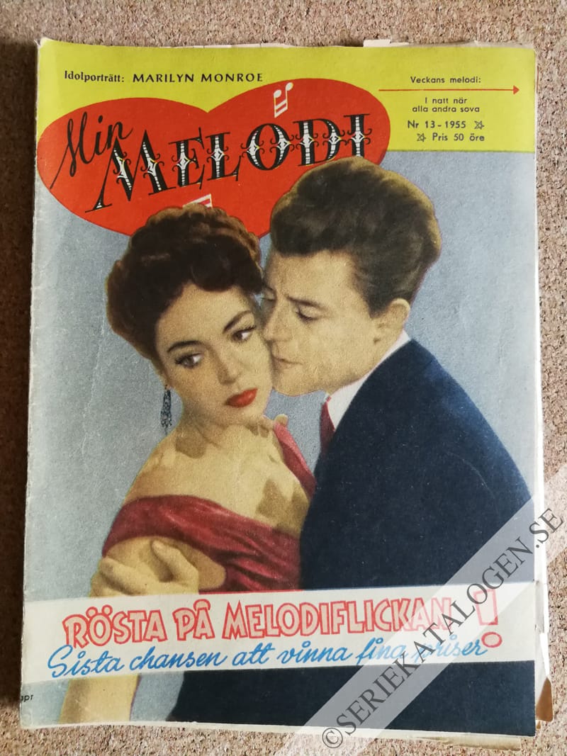 Framsida på Min melodi #13 (1955)