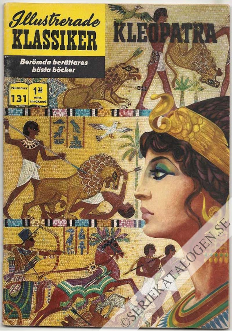 Framsida på Illustrerade Klassiker #131 - Kleopatra (1961)
