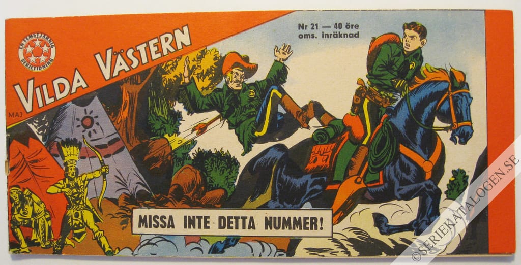 Framsida på Vilda Västern #21 (1966)