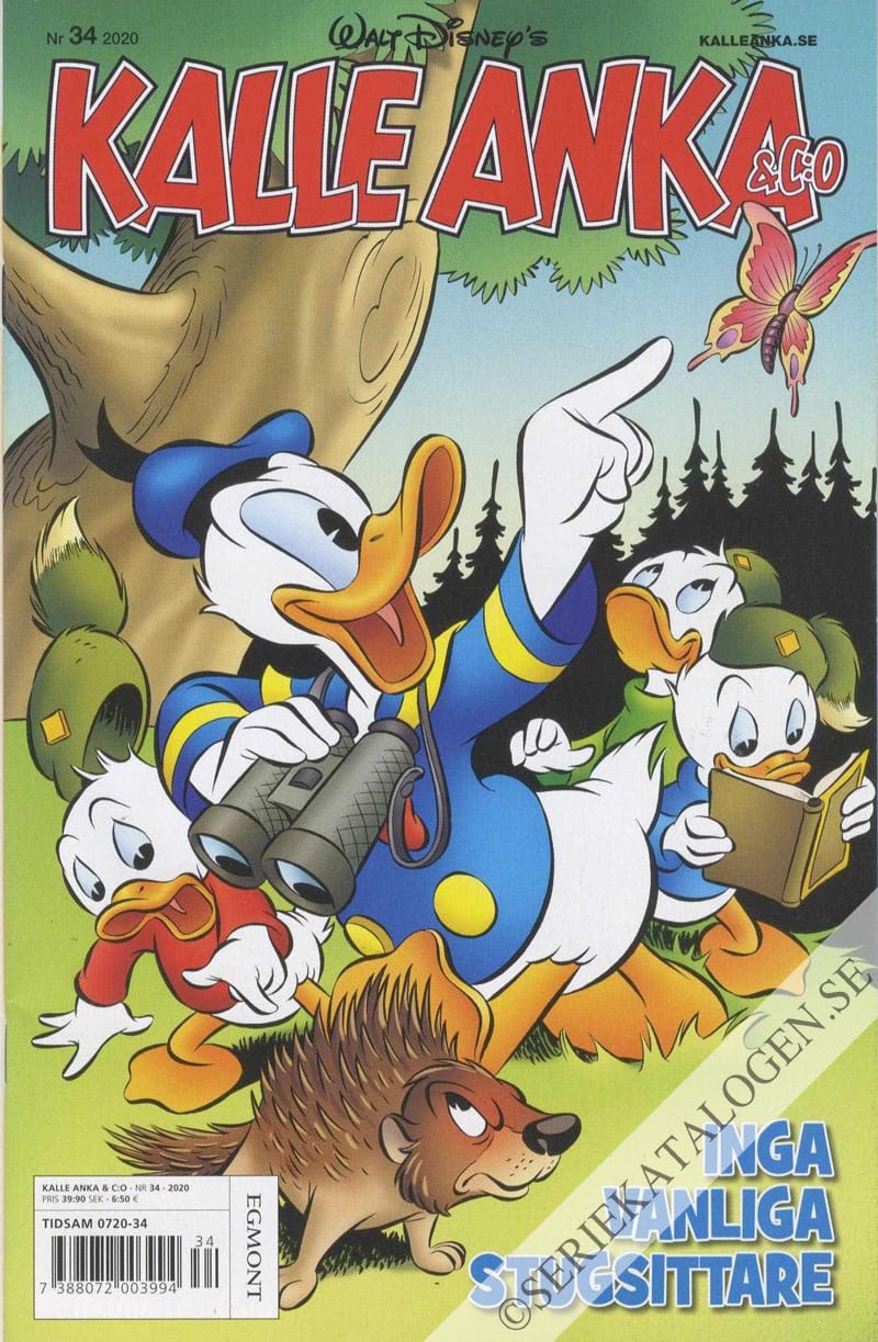 Framsida på Kalle Anka & C:o #34 (2020)