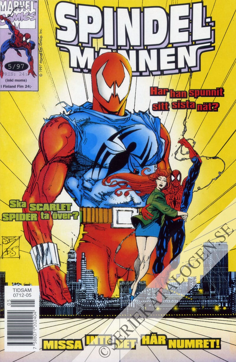 Framsida på Spindelmannen #5 (1997)