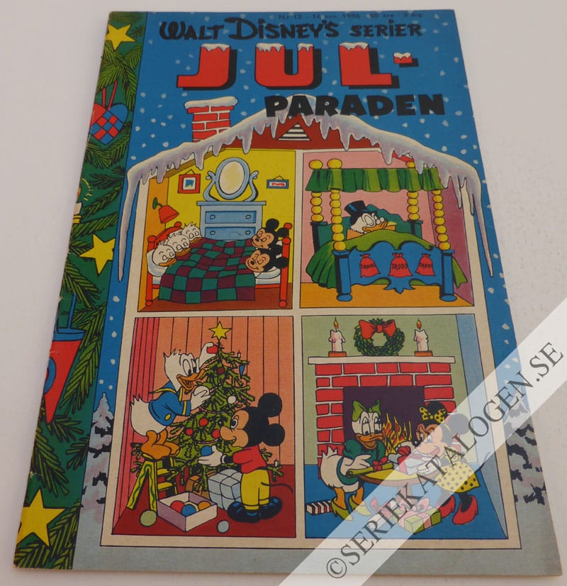 Framsida på Walt Disney's serier Jul-paraden (1956)