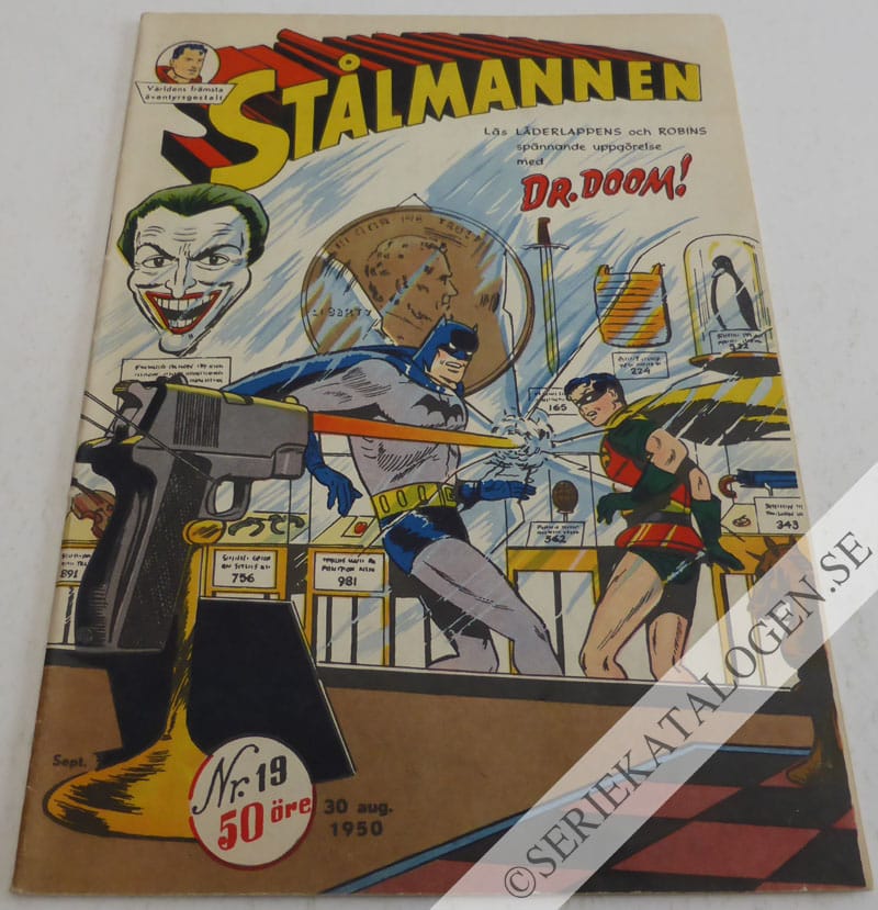 Framsida på Stålmannen #19 (1950)