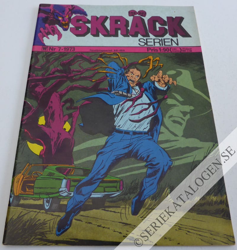 Framsida på Skräckserien #7 (1973)