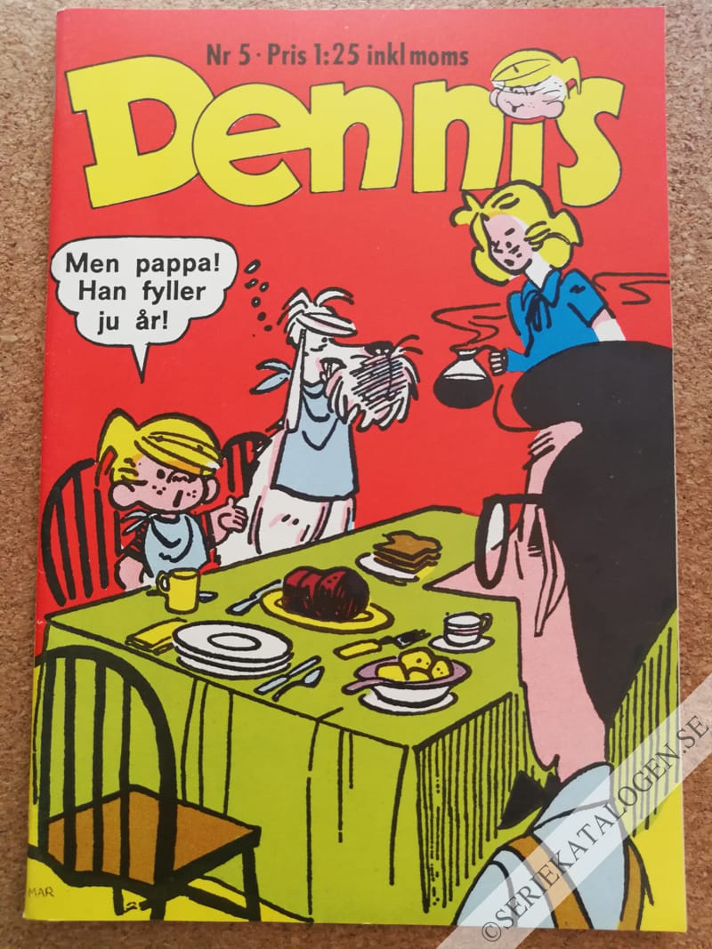Framsida på Dennis #5 (1969)