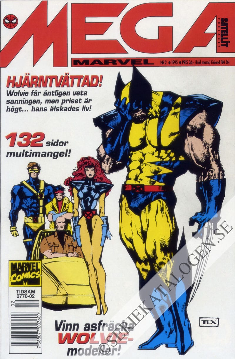 Framsida på Mega Marvel Wolverine (1995)