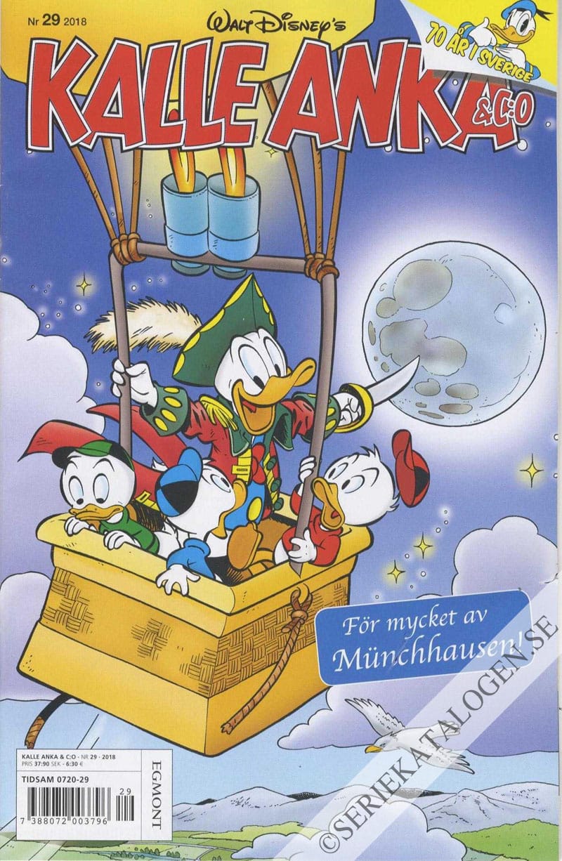 Framsida på Kalle Anka & C:o #29 (2018)