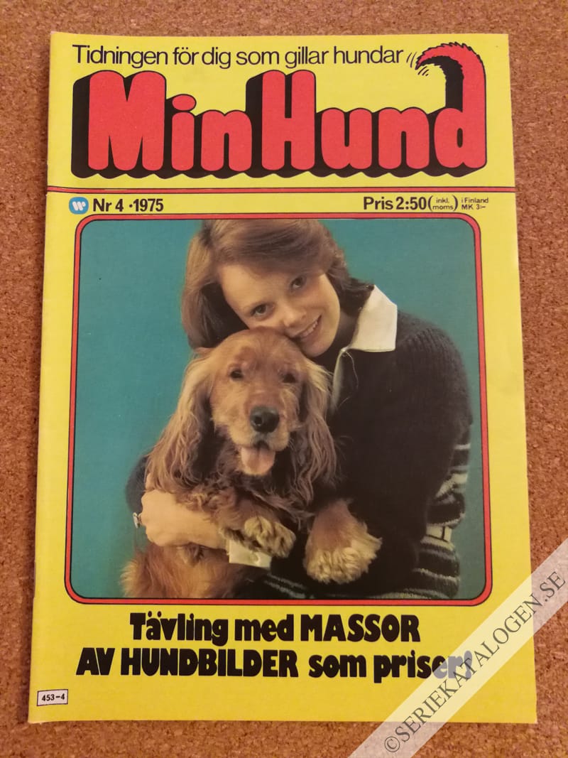Framsida på Min hund #4 (1975)