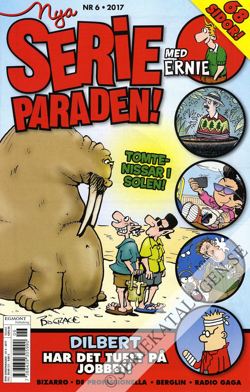 Framsida på Nya Serieparaden #6 (2017)