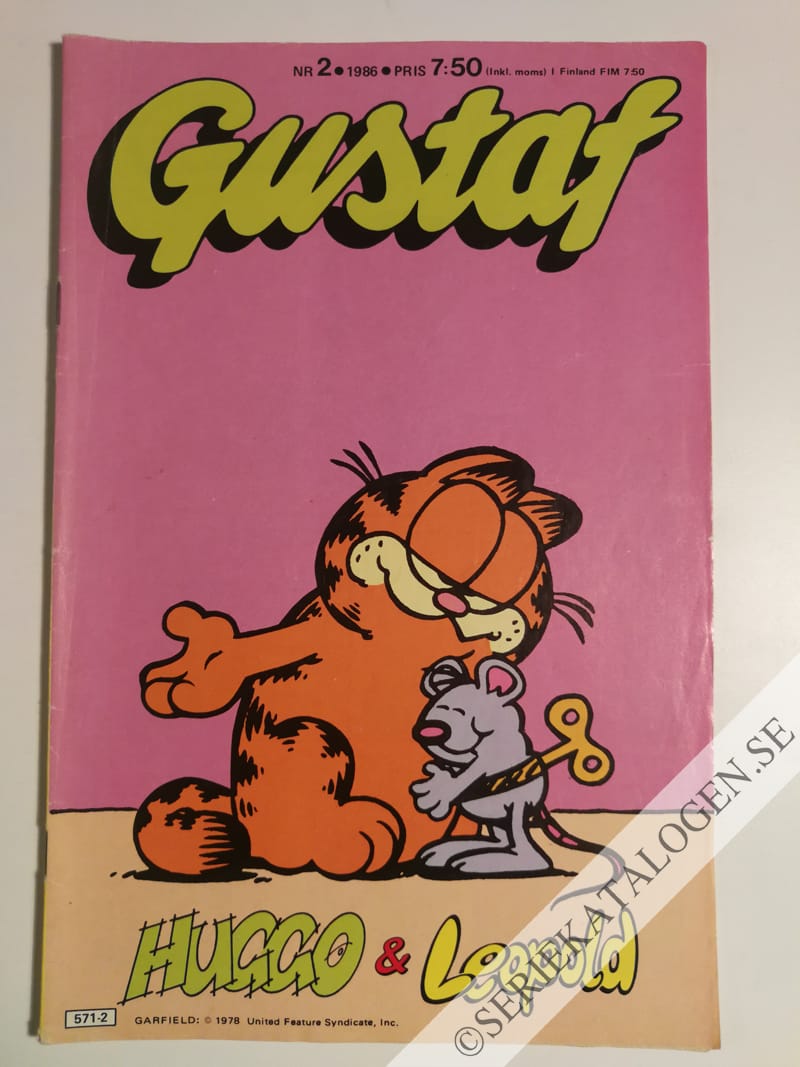 Framsida på Gustaf #2 (1986)