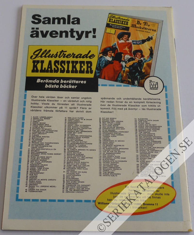 Baksida på En droppe negerblod (1968)