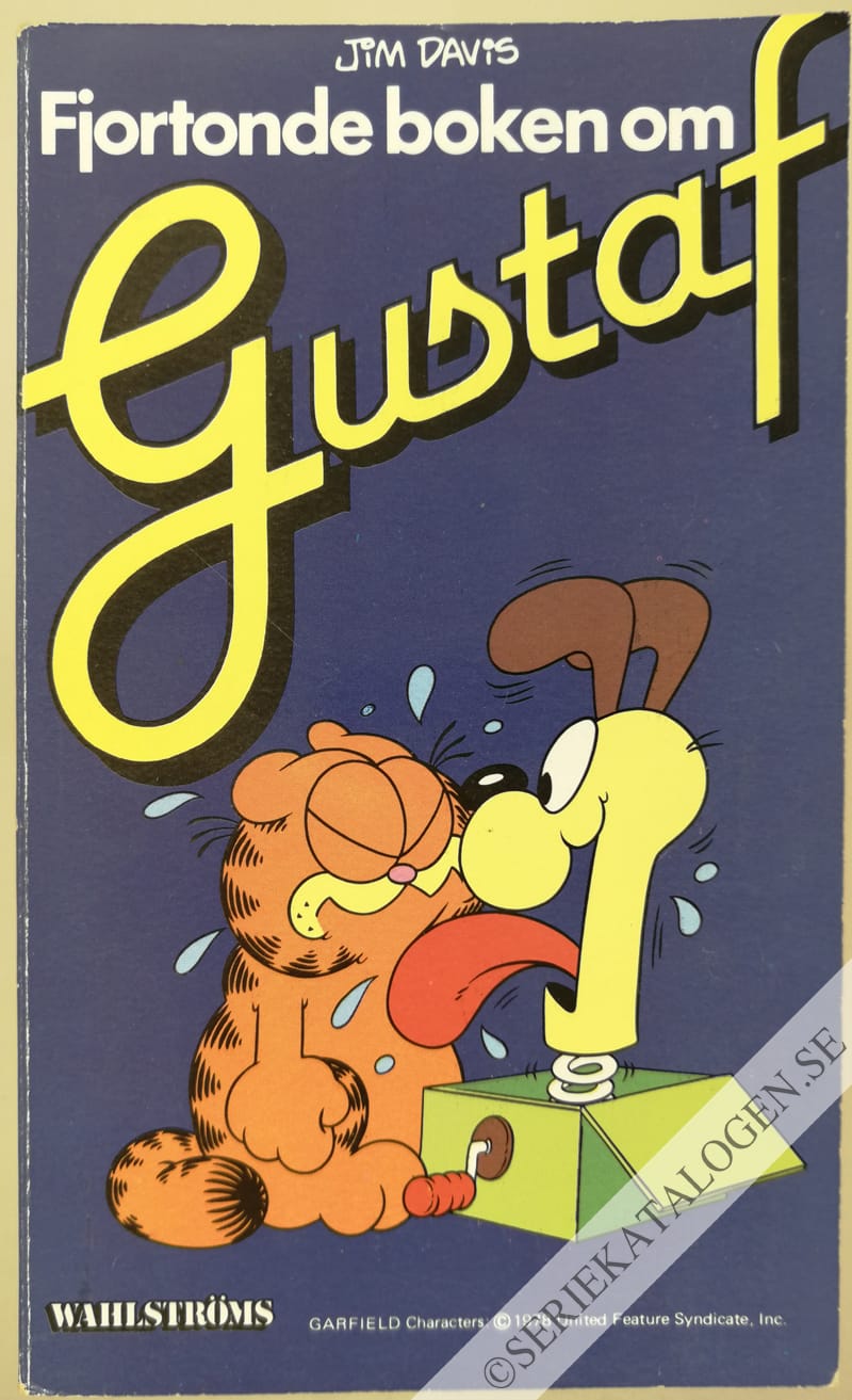 Framsida på Gustaf Fjortonde boken om Gustaf (1987)