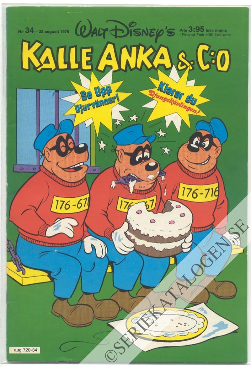Framsida på Kalle Anka & C:o #34 (1979)