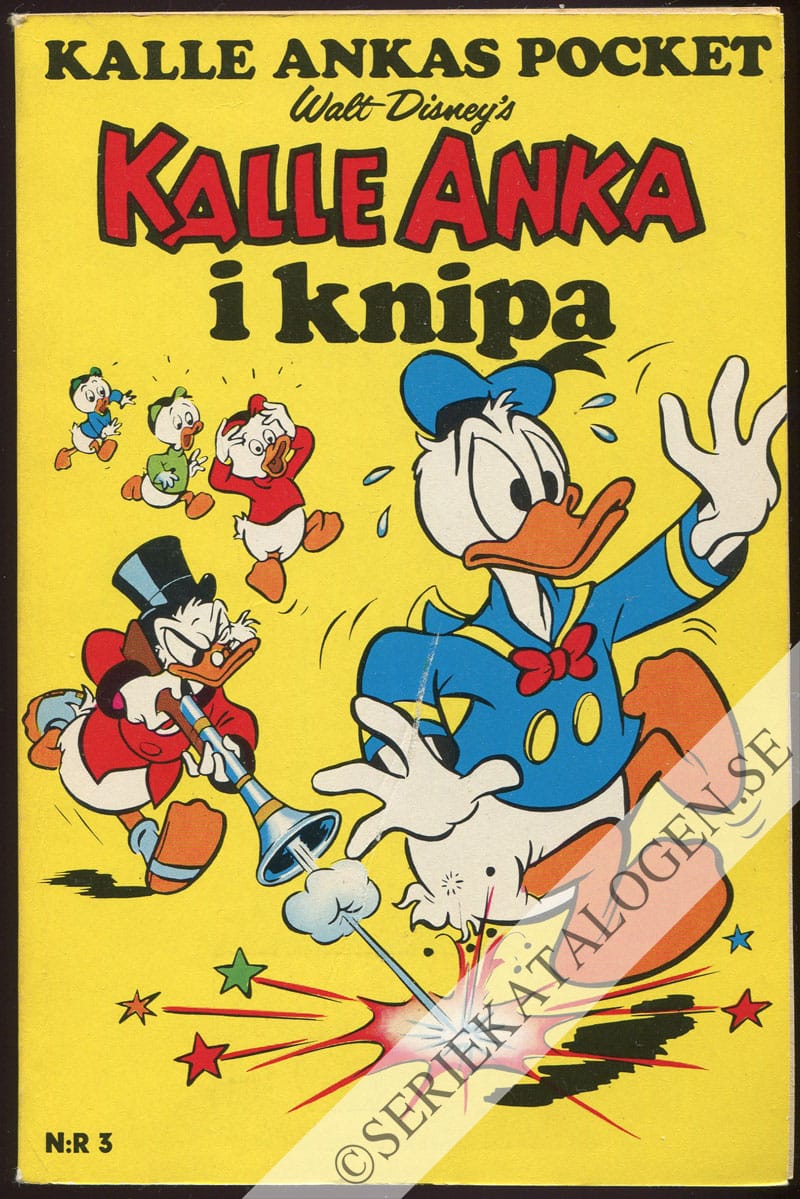 Framsida på Kalle Anka i knipa (1975)