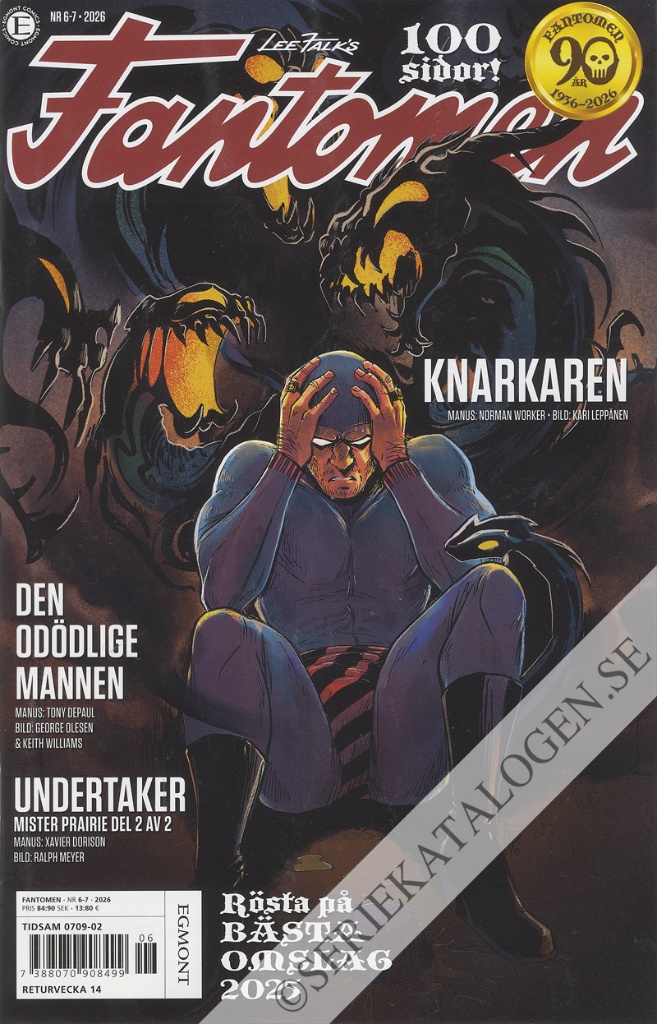 Framsida på Fantomen #6-7 (2026)