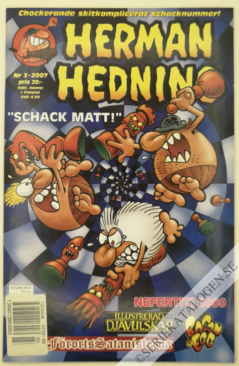 Framsida på Herman Hedning #3 (2007)