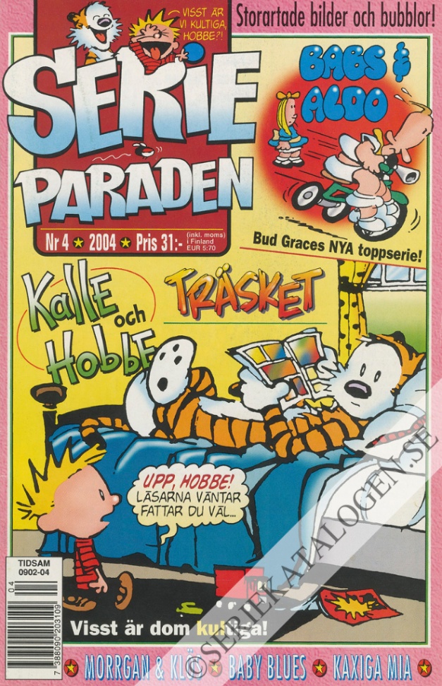 Framsida på Serie-paraden #4 (2004)