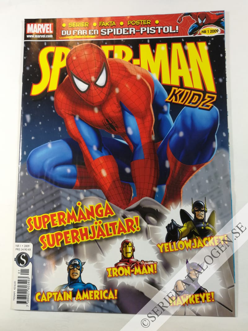 Framsida på Spider-Man Kidz #1 (2009)