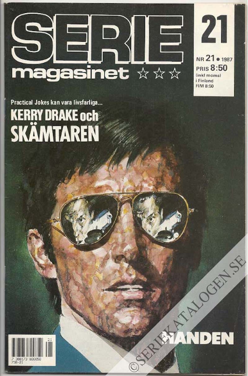Framsida på Seriemagasinet #21 (1987)