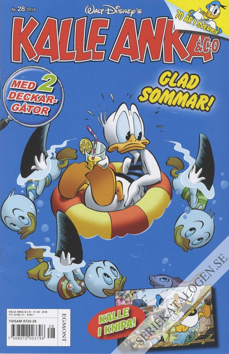 Framsida på Kalle Anka & C:o #28 (2018)