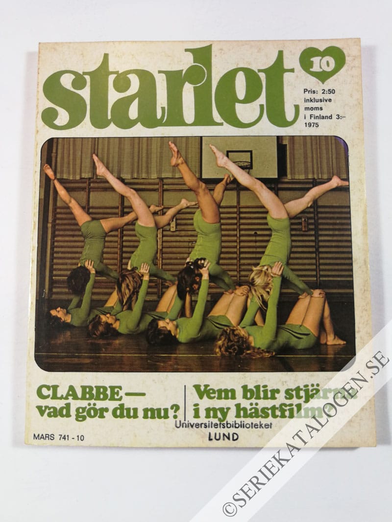 Framsida på Starlet #10 (1975)