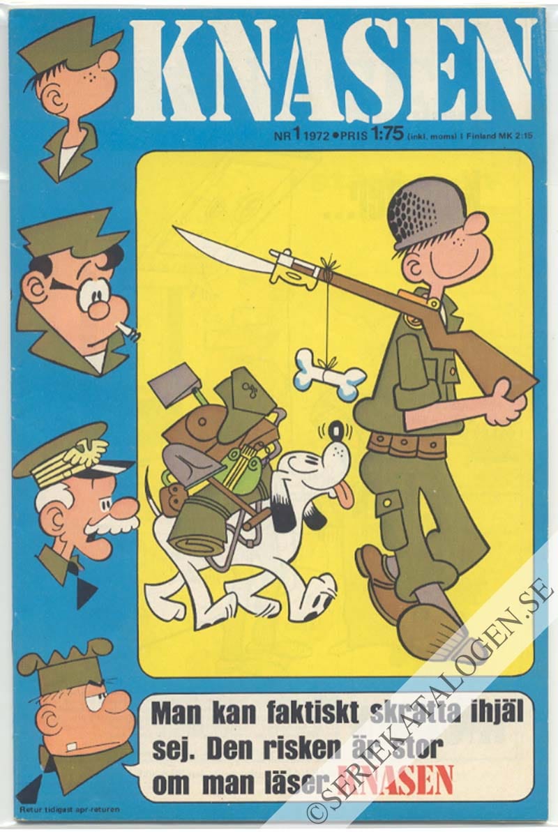Framsida på Knasen #1 (1972)