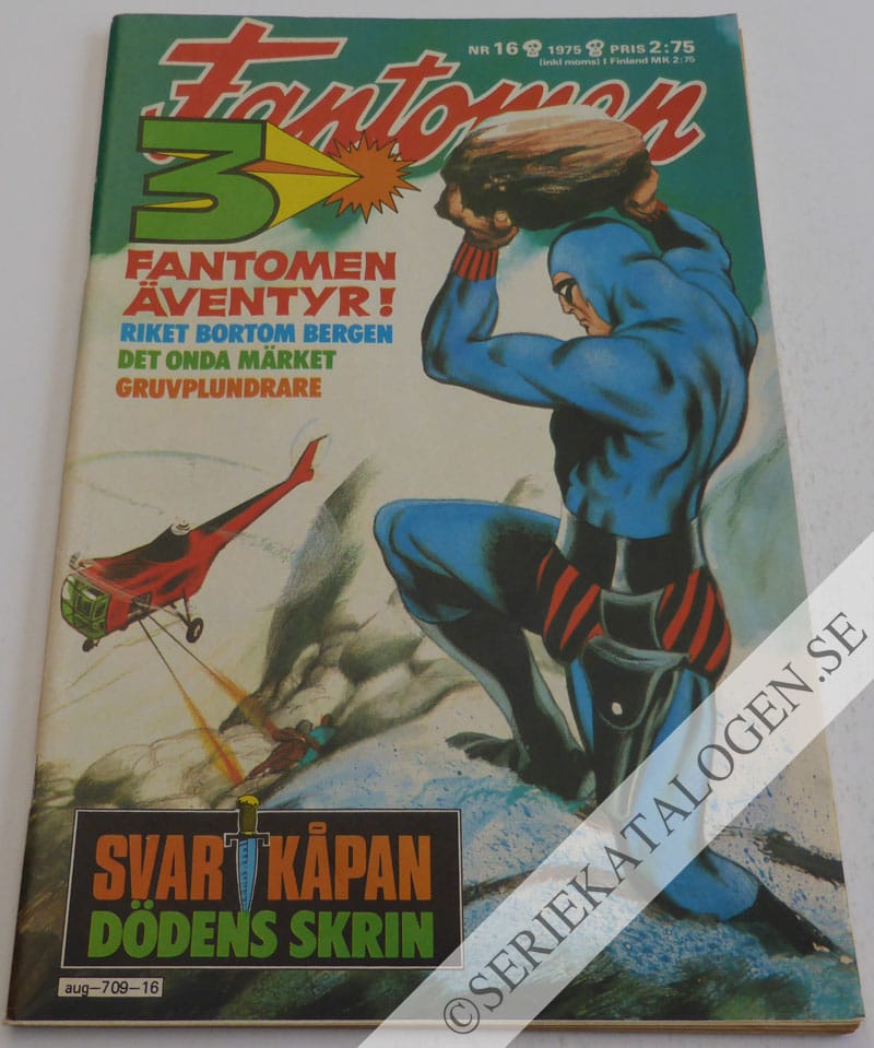 Framsida på Fantomen #16 (1975)