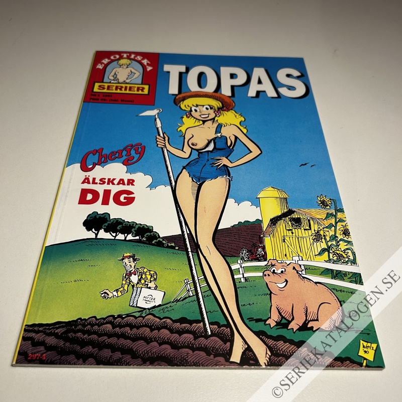 Framsida på Topas Cherry älskar dig (1991)