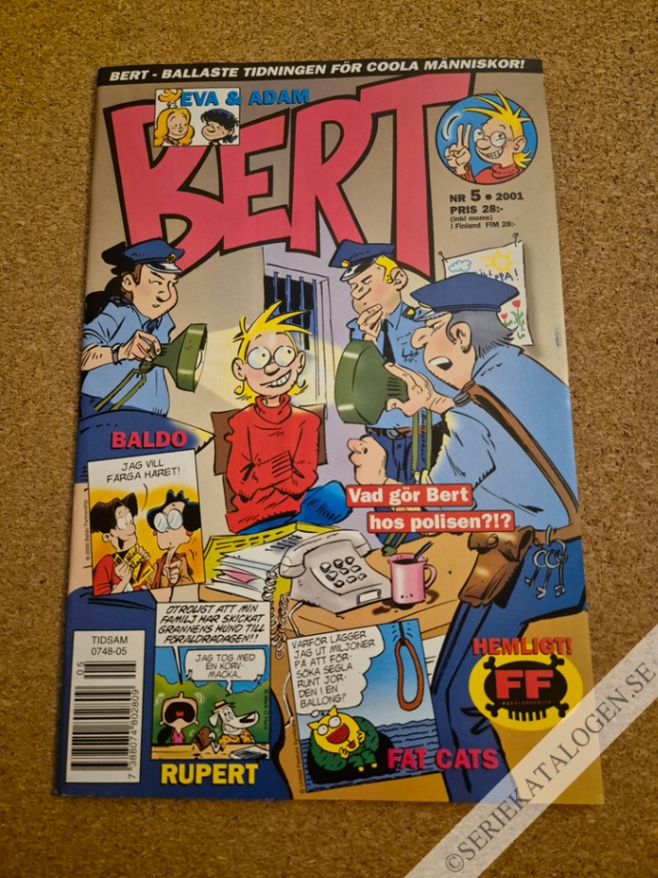 Framsida på Bert #5 (2001)