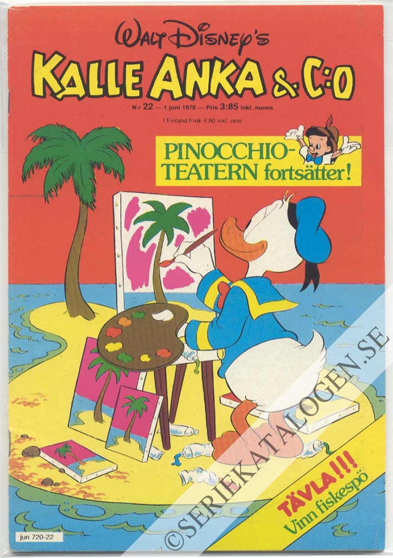Framsida på Kalle Anka & C:o #22 (1978)