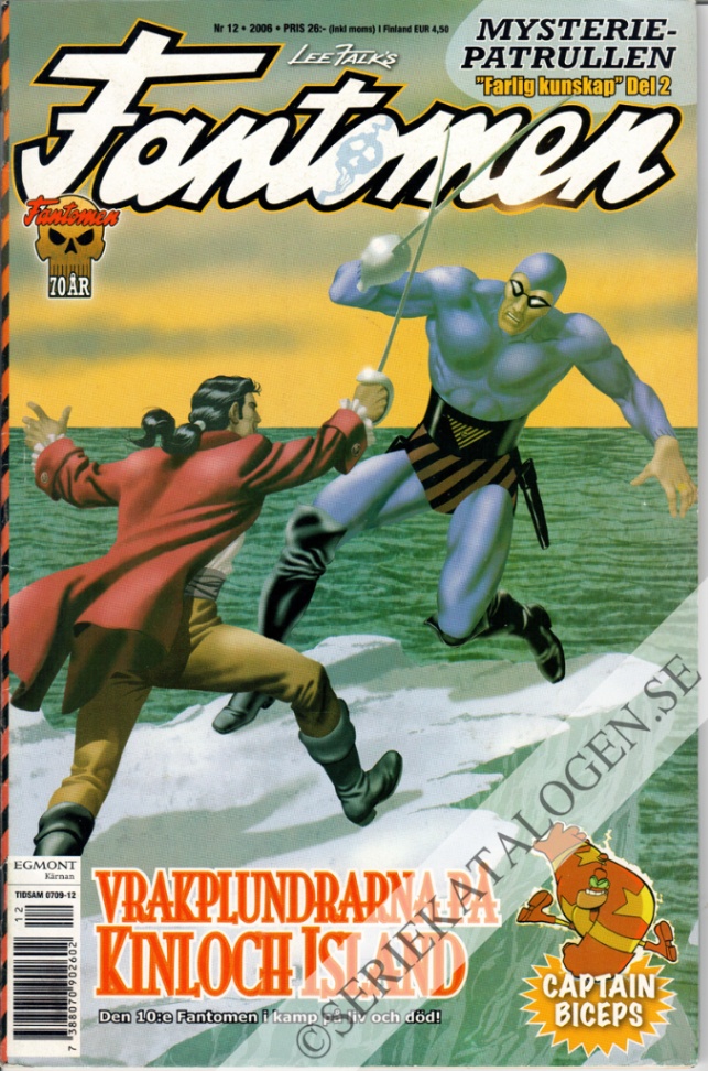Framsida på Fantomen #12 (2006)