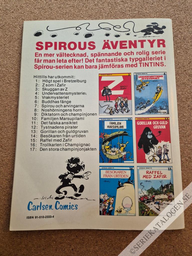 Baksida på Den stora champinjonjakten (1980)